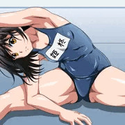 スク水で柔軟体操する雪菜ちゃん