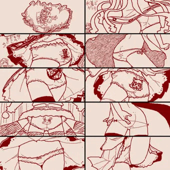 手書きパンツ９