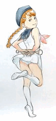 バトン少女