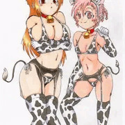 牛柄ビキニの後輩と幼馴染
