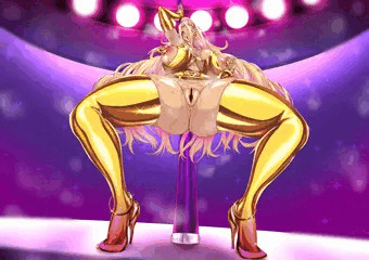 「ギャル子姉」ボディコンガニ股ポールダンス