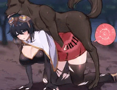 【skeb依頼】野犬に犯される女の子