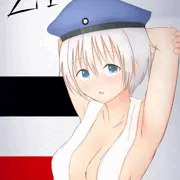 タオル一枚のレーベちゃん
