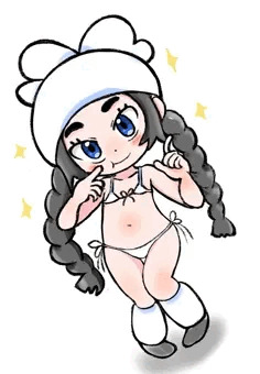 ポケモンのアンシャちゃんと落書き