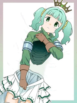 二葉さな　透明+差分