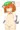 ぱんつおろしてたくしあげてるロリ陰毛橙ちゃん