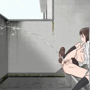 おしっこの飛ばしっこ
