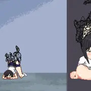 悪夢屋敷・無限牢獄　敵敗北エロシーン基本アニメーション31
