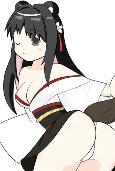長波さまにあっちのほうのコスプレをさせて後から