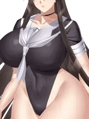 黒ハイレグセーラー娘