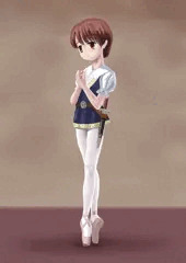 短剣を提げた少女