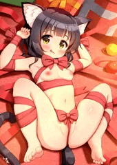 プレゼント猫ちゃん