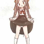 スカートたくし上げ