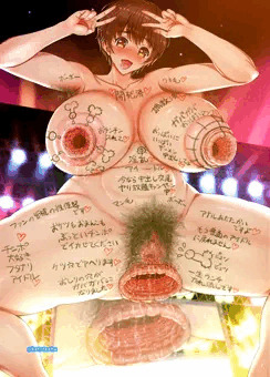 身体を弄られたアイドルのお披露目イベント