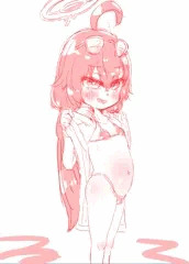 うへへ♥️　おじさんの水着、そんなに見たいのー？　もー、しょうがないなー、ちょっとだけだよ？