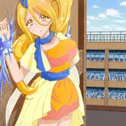 母乳を吸われるキュアエトワール