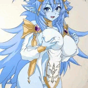 対戦相手を誘う霊姫ちゃん。
