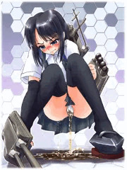 撃沈朝潮ちゃん