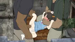物陰に連れ込まれ