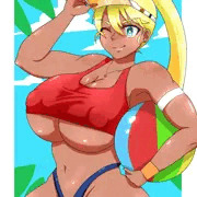 日焼け跡陥没乳首ちゃん