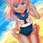 「ていとくっ　およぎましょーって！」