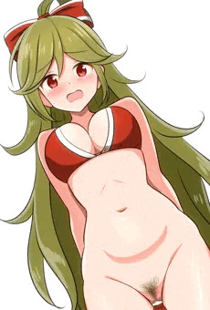 サンタビキニりぼんとこよ