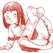 二月の吊りスカート。