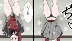リコリス錦木千束逆立ち太もも