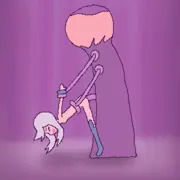 精液タンク型魔物の中出しドットアニメ