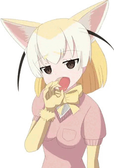 オスを誘うフェネック描きました