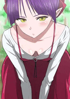 ちら見せ猫娘