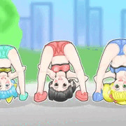 股覗きであっかんべー