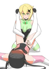 エッチなポーズをさせられるきりしら