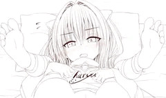 ついにヤミちゃんと正常位　線画