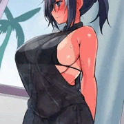 リゾートで日焼け水着な乃永ちゃん