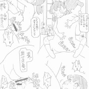 しずかちゃん（白黒）