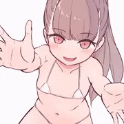 ポニテマイクロビキニ幼女
