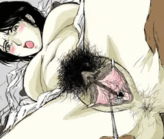 女将　マンコ開き