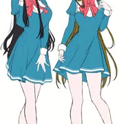 久しぶりに描いた百合立ち絵？