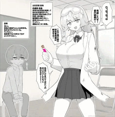 でっかいりかちゃんとちっちゃいそらくん