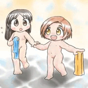 かおるちゃんありすちゃん温泉