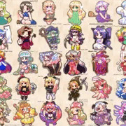 「ゲームに出てくるザコ敵の女の子百人描く」タグで描いた子まとめ（2巡目）