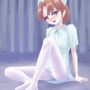 股間を見せつけてくるファンタジー世界の看護師さん