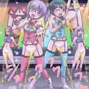 マナカ＆スズノライブステージ（skeb）