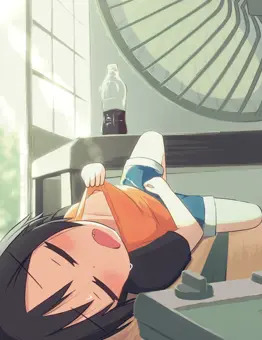 暑がるロリ
