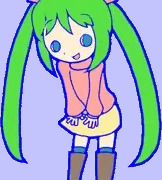 緑髪ちゃん