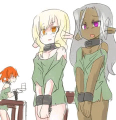 ロリエルフ奴隷メイドの店