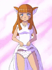たくし上げケモミミちゃん。