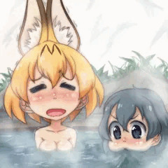 温泉ってすっごいねかばんちゃっ…はぁ…ぁ…