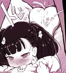寝バック中出し★
